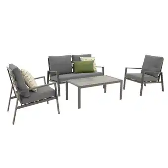 Van Cranenbroek Loungeset Olda antraciet + kussens aanbieding