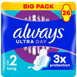 Jumbo Always Ultra Dag Maandverbanden Long (Maat 2) aanbieding