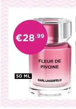 ICI Paris XL Karl Lagerfeld Fleur de Pivoine of Bois de Santal Eau de Parfum of Eau de Toilette aanbieding