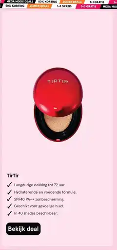 Etos TirTir aanbieding