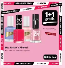 Etos Max Factor & Rimmel aanbieding