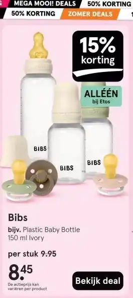 Etos Bibs aanbieding