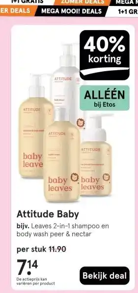 Etos Attitude Baby aanbieding