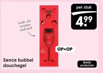 Etos Sence bubbel douchegel aanbieding