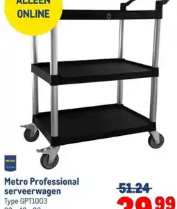 Makro Metro Professional serveerwagen aanbieding