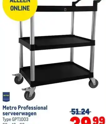 Makro Metro Professional serveerwagen aanbieding