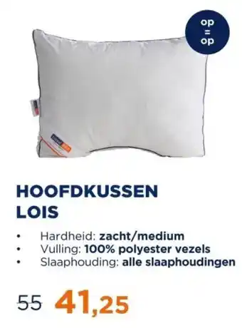 TotaalBED Hoofdkussen lois aanbieding