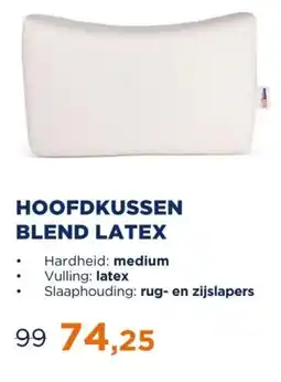TotaalBED Hoofdkussen blend latex aanbieding