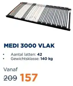 TotaalBED Medi 3000 vlak aanbieding