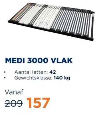TotaalBED Medi 3000 vlak aanbieding