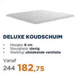 TotaalBED Deluxe koudschuim aanbieding