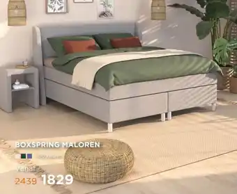 TotaalBED Boxspring maloren aanbieding