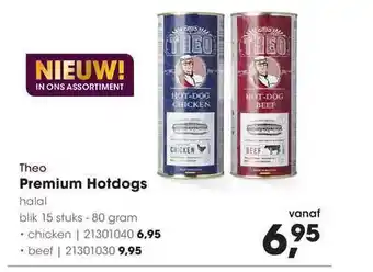 HANOS Theo premium hotdogs aanbieding