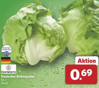 Combi Deutscher Eisbergsalat aanbieding