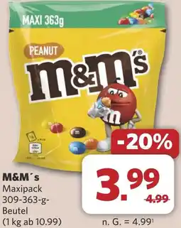 Combi M&M's Maxipack aanbieding