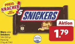Combi Mars oder Snickers aanbieding