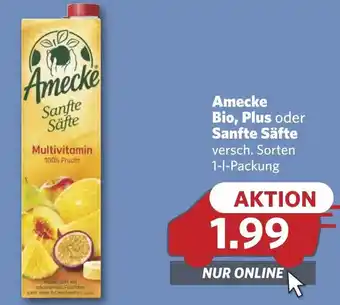 Combi Amecke Bio, Plus oder Sanfte Säfte aanbieding