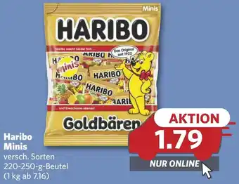 Combi Haribo Minis aanbieding
