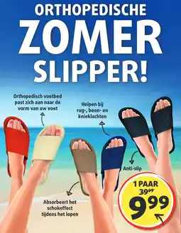 Lucovitaal Orthopedische zomer slipper aanbieding