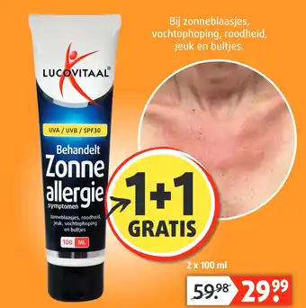 Lucovitaal Behandelt Zonne allergie aanbieding
