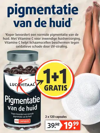 Lucovitaal Pigmentatie van de huid aanbieding