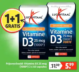 Lucovitaal Gemakkelijk slikbaar Vitamine D3 aanbieding
