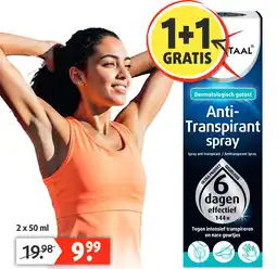 Lucovitaal Anti- Transpirant spray aanbieding
