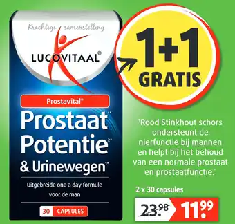 Lucovitaal Prostavital Prostaat Potentie & Urinewegen aanbieding