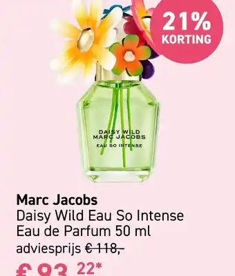 Mooi parfumerie Marc Jacobs Daisy Wild Eau So Intense Eau de Parfum aanbieding