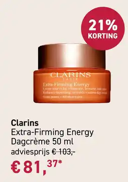 Mooi parfumerie Clarins Extra-Firming Energy Dagcrème aanbieding