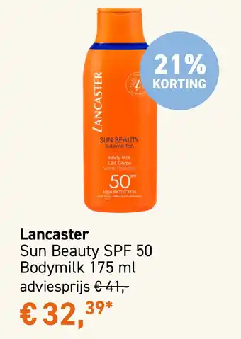 Mooi parfumerie Lancaster Sun Beauty SPF 50 Bodymilk aanbieding