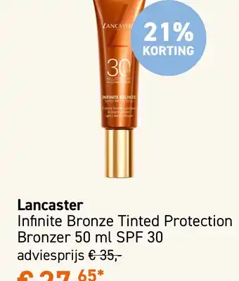 Mooi parfumerie Lancaster Infinite Bronze Tinted Protection Bronzer aanbieding