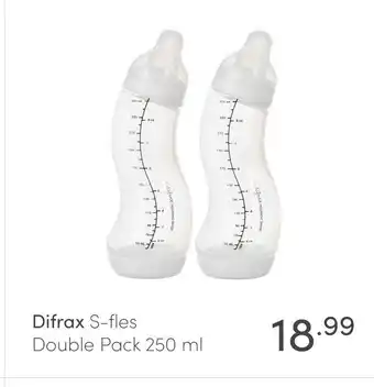 Baby & Tiener Difrax s-fles double pack 250 ml aanbieding