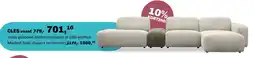 Trendhopper Cles elementenbank in 100-stoffen madrid aanbieding