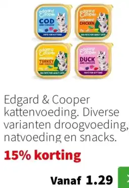 Intratuin Edgard & Cooper kattenvoeding aanbieding