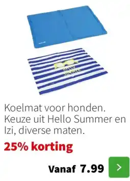 Intratuin Koelmat voor honden aanbieding
