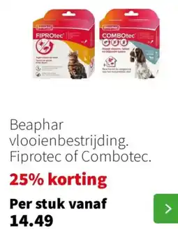 Intratuin Beaphar vlooienbestrijding aanbieding