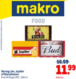 Makro Hertog Jan, Jupiler of Bud pilsener aanbieding
