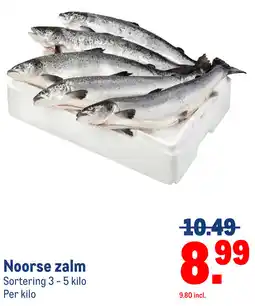 Makro Noorse zalm aanbieding