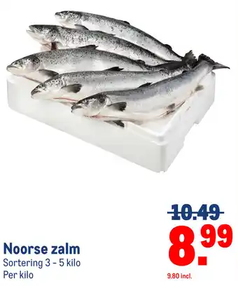 Makro Noorse zalm aanbieding