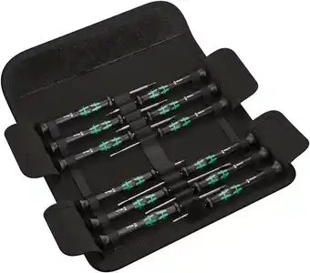 Amazon Wera 73675 Kraftform Micro precisie schroevendraaierset, 12 stuks aanbieding