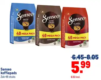 Makro Senseo koffiepads aanbieding
