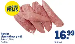 Makro Runder diamanthaas partij aanbieding