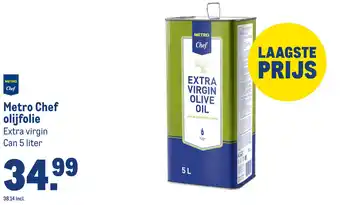 Makro Metro Chef olijfolie aanbieding