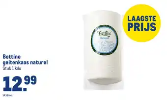 Makro Bettine geitenkaas naturel aanbieding