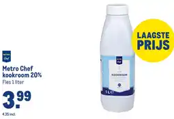 Makro Metro Chef kookroom aanbieding
