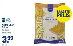 Makro Metro Chef frites aanbieding