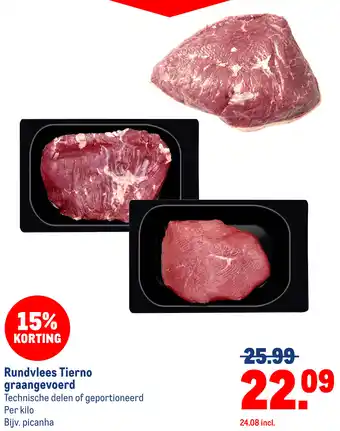 Makro Rundvlees Tierno graangevoerd aanbieding