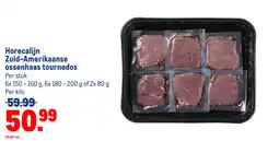Makro Horecalijn Zuid-Amerikaanse ossenhaas tournedos aanbieding