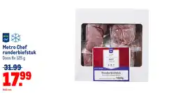 Makro Metro Chef runderbiefstuk aanbieding
